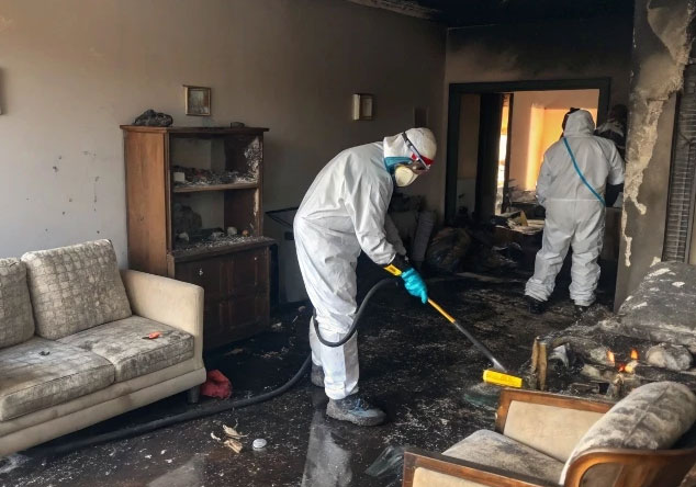 Уборка после пожара